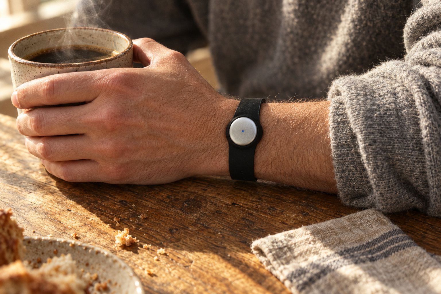On your wrist