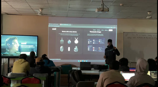 Omi in Nepal: a campus talk and live demos at Advanced College of Engineering and Management