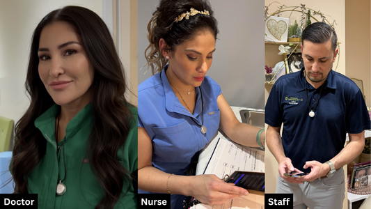 Doctors, nurses and clinical staff members using Omi.