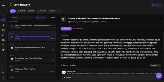 Your second brain, now on any desktop: Omi web is live