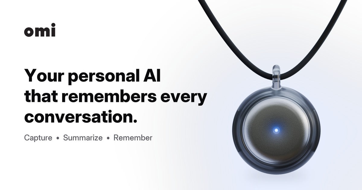 Omi AI Pendant — Wearable Personal Memory Assistant